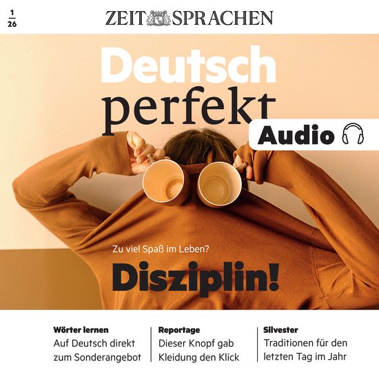 Deutsch perfekt Audio - Disziplin! - cover