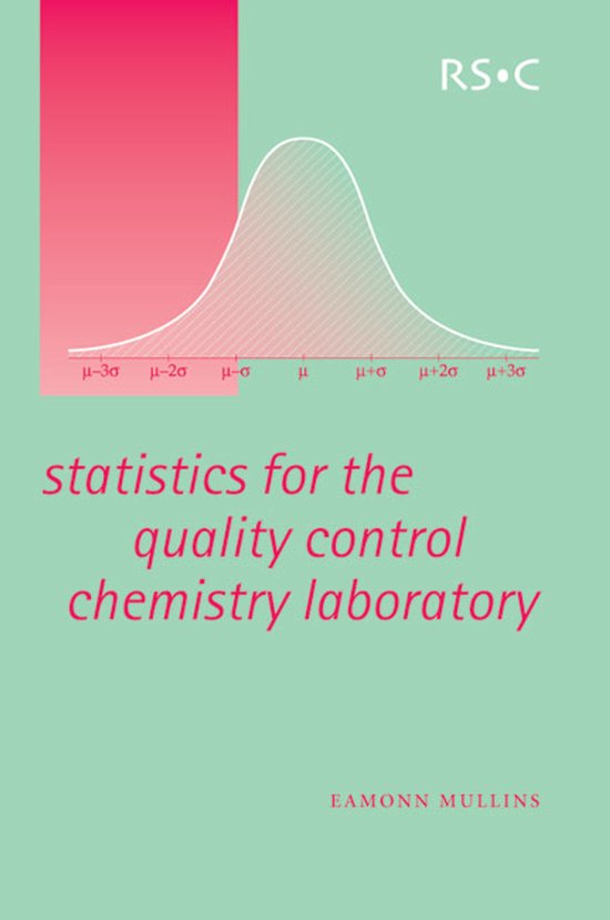 Statistics For The Quality Control Chemi - cover