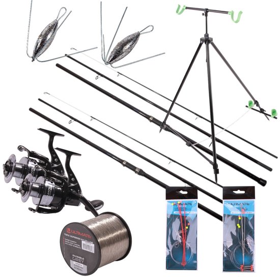 Set de cannes de plage Ultimate BeachForce 5,00 m | Ensemble de poissons de mer