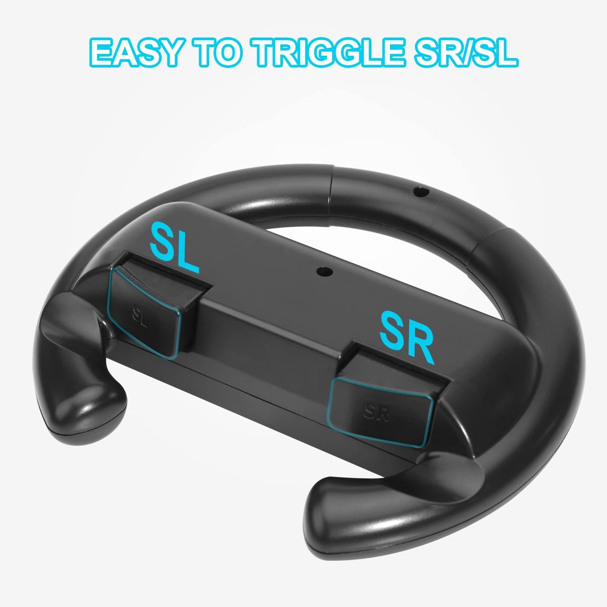controller stuurwielhoes - beschermhoes - past op Switch-controller - ideaal voor fitness, tennis en thuisgaming - Van toepassing op Nintendo Switch controlleraccessoires - Accessoires - zwart