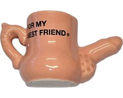 Grappige Keramische Penis Mok-Magneet met Ondeugend Handvat – Humoristisch Cadeautje “For My Best Friend”