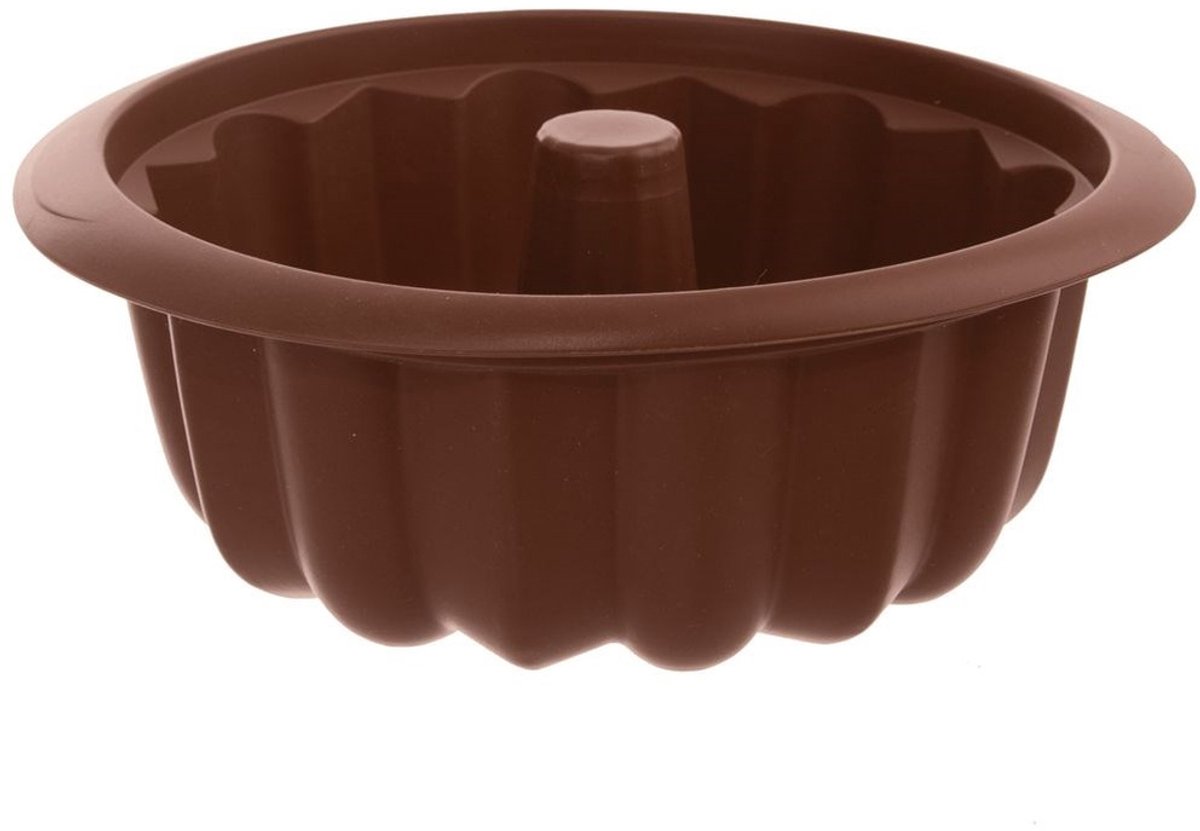 Orion Sillinie - Siliconen Bakvorm - 26 cm - Rond - Bruin