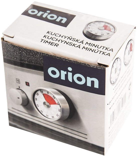 ORION - Analoge Keukentimer - Magnetisch - Roestvrij Staal - 6 cm van orion — afbeelding 4
