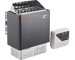 VEVOR 6KW Elektrische Saunakachel Digitale Controller voor Spa van 5-9m³