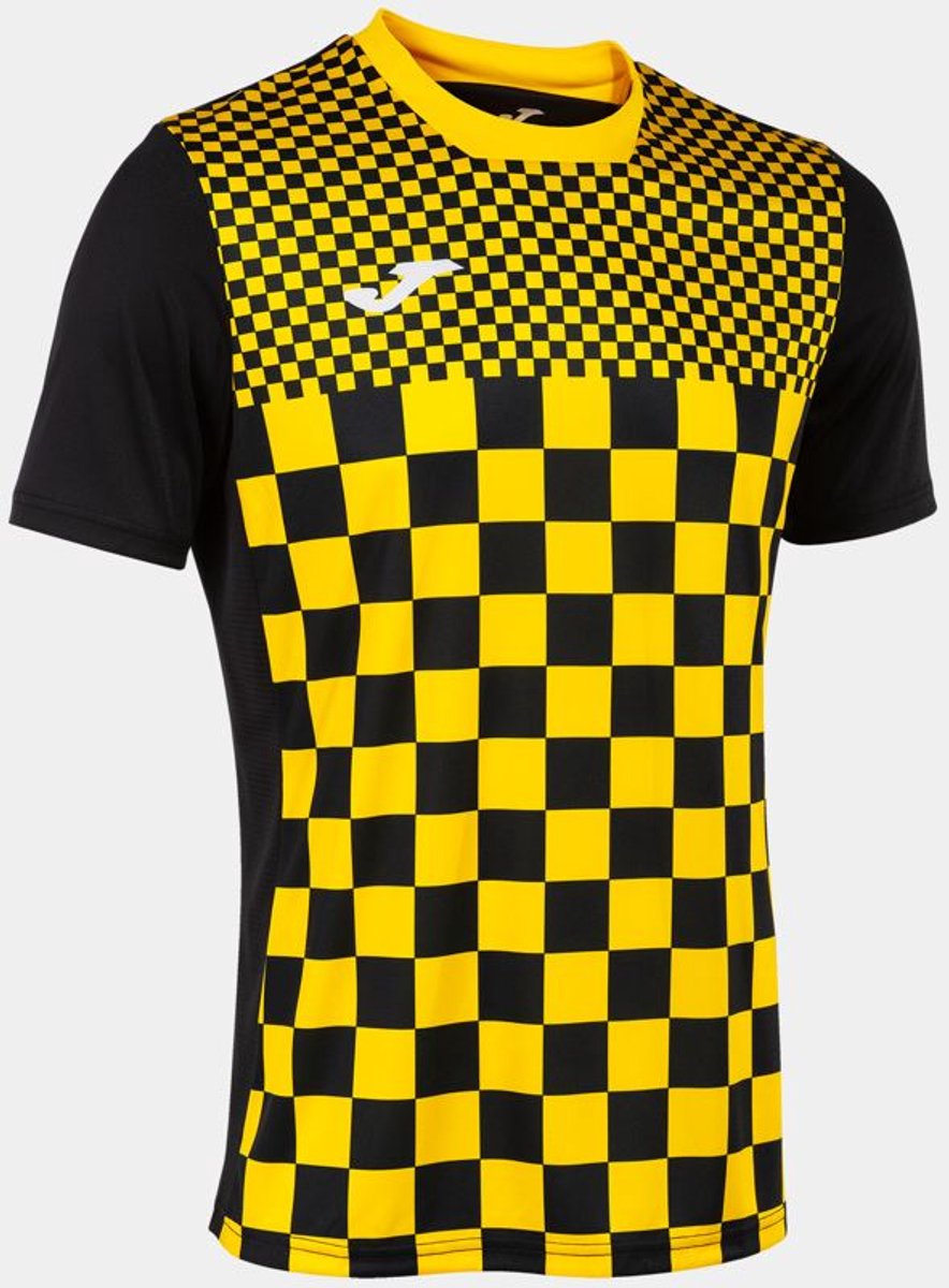 Joma Flag Iii T-shirt Met Korte Mouwen Geel,Zwart 2XL Man