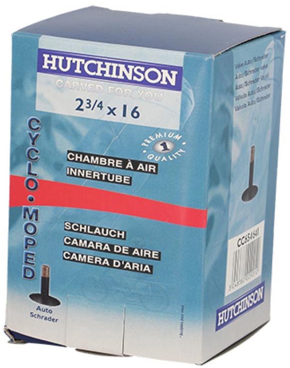 hutchinson binnenband 2.75 naar 3.25-16 schraderventiel voor bromfiets motorfiets nieuw