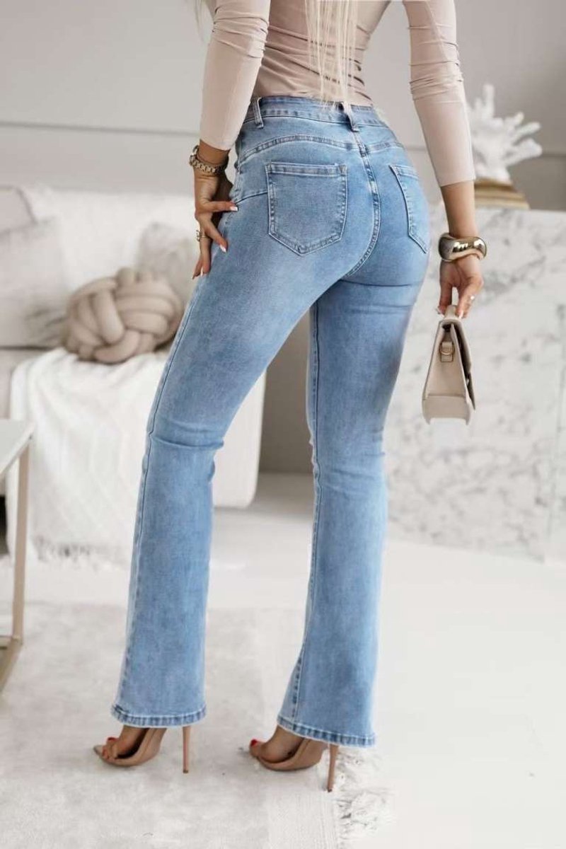 Flared jeans push-up light