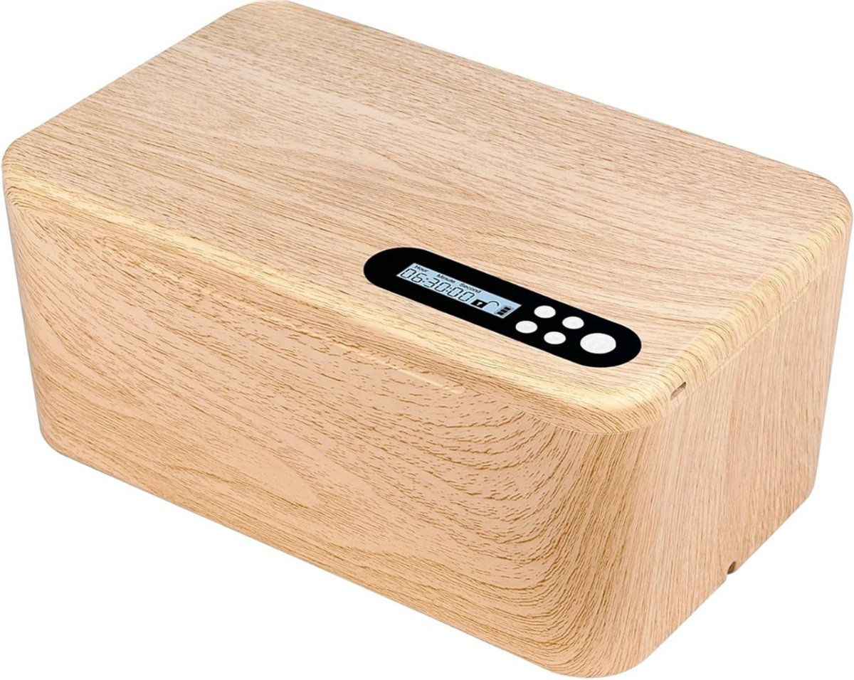 AMA® Telefoonkluis - Tijdgestuurde kluis - Focusbox - Houtnerf - 11x24x14cm