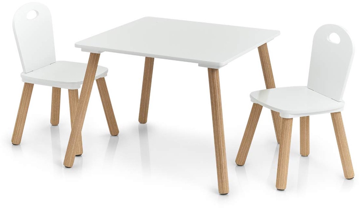 Unyqoos® Moderne Scandinavische Kinderzitset van Hout voor Speelkamer en Kinderslaapkamer