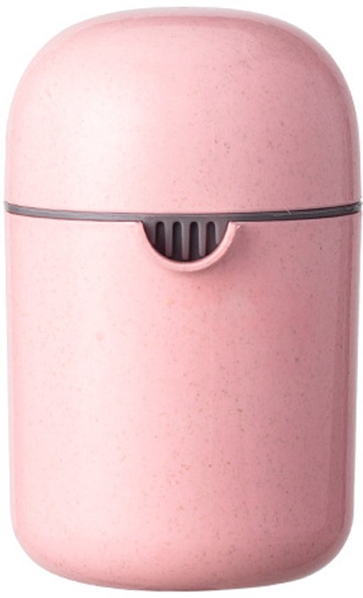 Rode sapbeker, handmatige sapcentrifuge, multifunctionele eenvoudige fruitjuicer, citruspers, mini-sinaasappelpers, citroenpers, granaatappelpers. van Merkloos — afbeelding 2