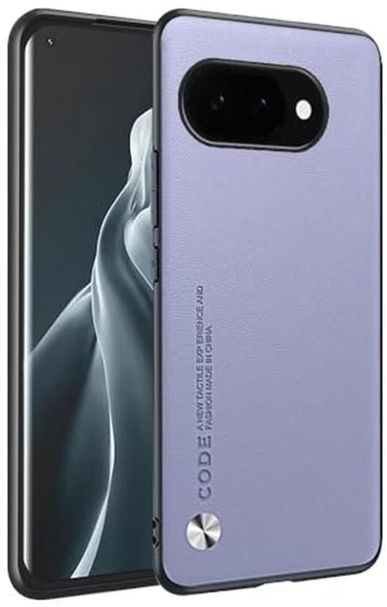 Mobiele Telefoon Beschermhoes voor Google Pixel 9A - Licht Paarse Kunstleather Case