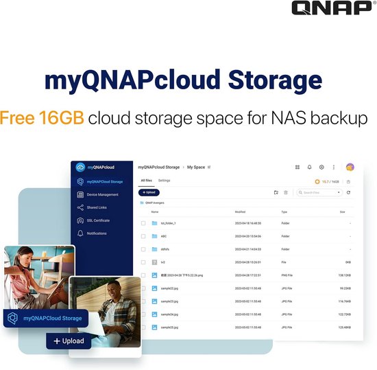 2-Bay ARM 4-Core 2GHz NAS met 4GB RAM en 2x SATA van Synology — afbeelding 3