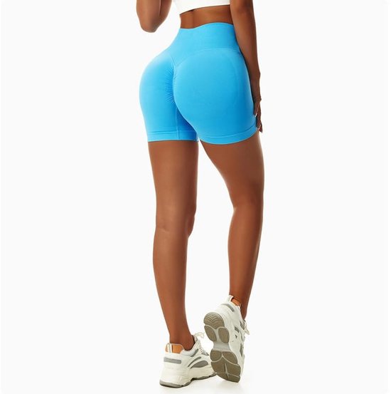 Crossover Sportshorts Dames voor Yoga en Training - Korte Elastische Sportkleding — afbeelding 4