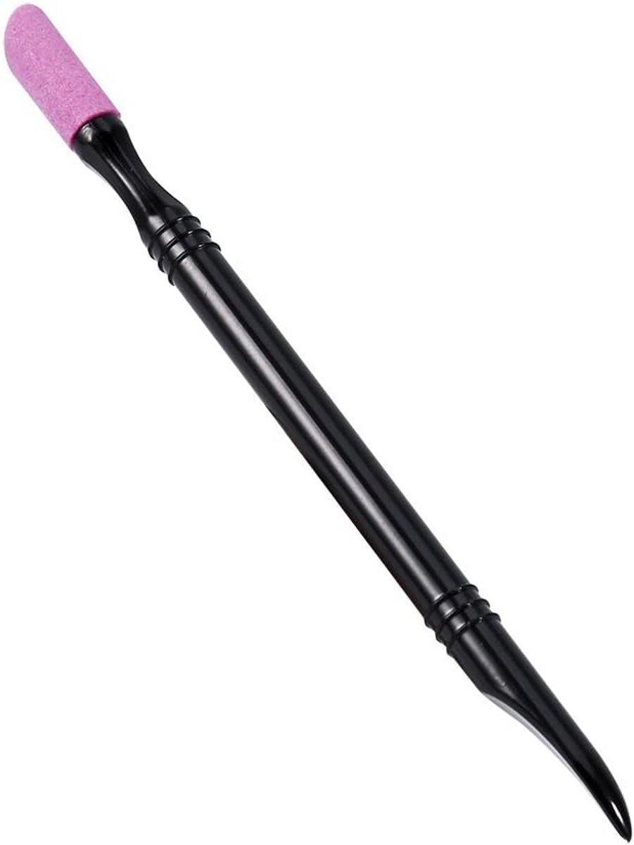 Nagelduwer en Cuticle Remover met Kwartskop voor Manicure en Pedicure