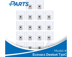 Ecovacs Deebot T30C Stofzakken (18 Stuks, Plus.Parts® alternatief voor DDB030041)