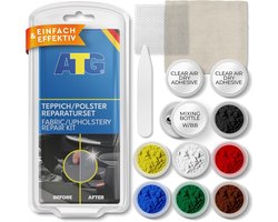 Reparatieset Bekleding Auto: Herstel Brandgaten, Scheuren en Schade in Stoelen en Stof (13-delig)
