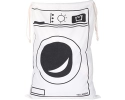 Ynkkvre - Waszak & Laundry Bag – Met Trekkoord Groot Formaat – Badkamer Was Zak – Opvouwbare Linnen Opbergzak – Familie en Reizen – Wasgoed & Speelgoed Organisatie