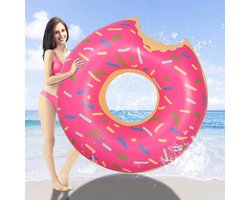 Grote Opblaasbare Zwemband (120 cm) - Donut Design voor Volwassenen