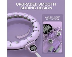 Slimfit Hula Hoop met Teller voor Volwassenen en Kinderen - Gewicht Verlies Fitness Hoepel - Taille tot 91 cm