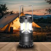 Kleine kampeerlamp, buitententlamp, draagbare kampeerlamp, multifunctionele noodlamp, op batterijen (batterijen niet inbegrepen) - 1