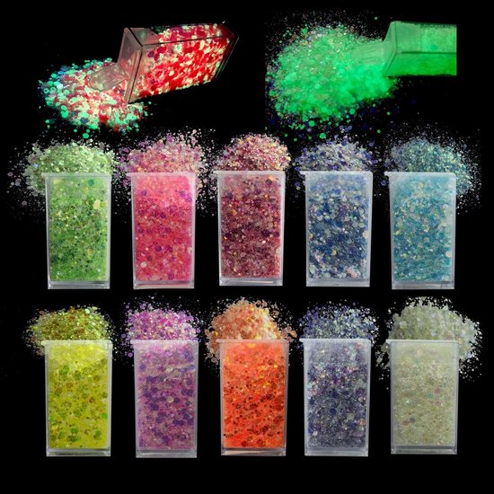 Glorex 6 2820 402 - fijne biologische pailletten, 60 g goudkleurig, glitter van cellulose, voor het versieren van wenskaarten, handwerk en nog veel meer