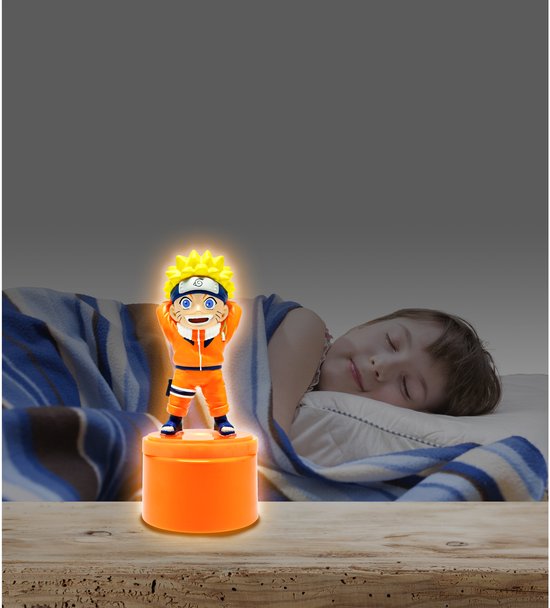 Naruto 3D-nachtlampje met zacht wit licht van Merkloos — afbeelding 2