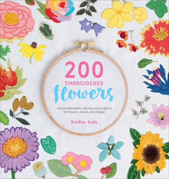 200 Embroidered Flowers - cover