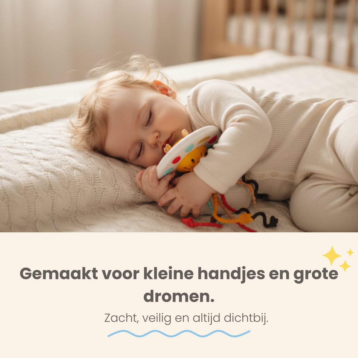 Bitey - Baby Speelgoed - Montessori - Ontwikkeling - Fijne Motoriek - Hoogwaardige Kwaliteit - Baby's - Speelgoed - UFO Speelgoed - Kraamcadeau - 3 tot 24 Maanden – foto 3