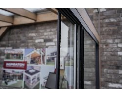 Tochtstrips Schuifpui en Glaswanden - Borstelprofiel tegen Tocht en Winddicht (Grijs)