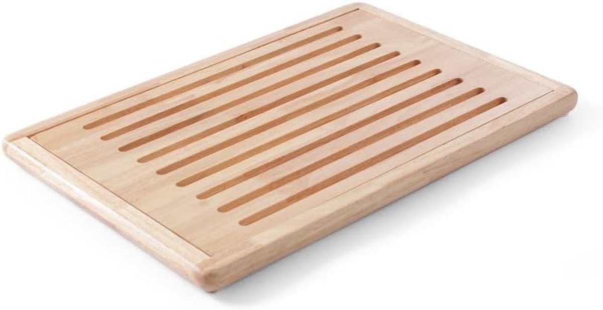 Stevige Houten Broodplank met Kruimelvanger en Antislipvoeten Bestekplank
