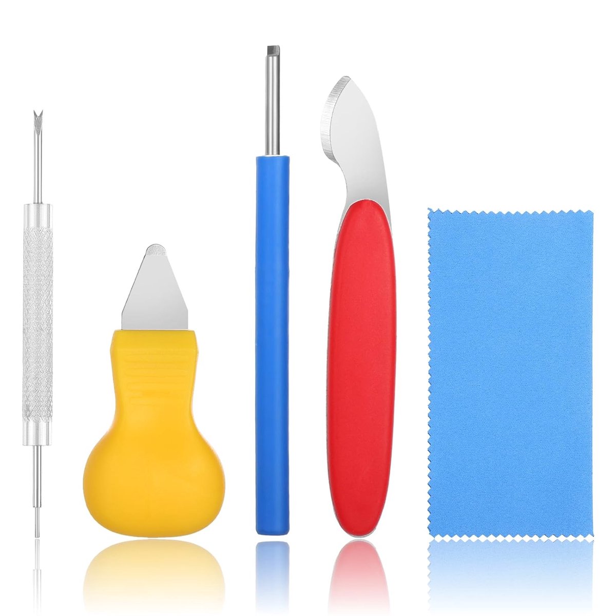 TRANKIELO® - 5-delige horloge terug remover tool kit - Batterij vervanging - Horloge reparatie gereedschap