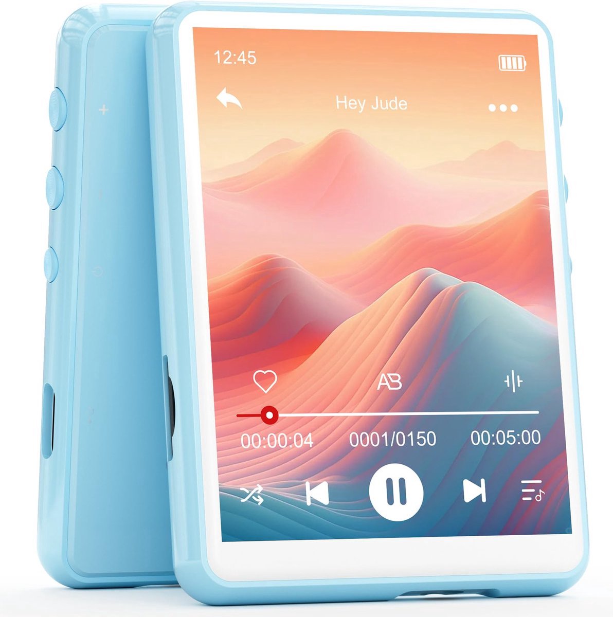 Stunq® Draagbare Muziekspeler met Bluetooth, FM-Radio en Touchscreen voor Onderweg
