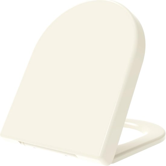 Abattant WC Avec Abaissement Automatique Certifié TÜV - Couvercle Amovible Incassable - Montage Facile Avec Gabarit - Pour Céramiques Standard