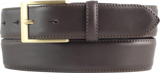 Leren Herenriem Zwart 4 cm breed - 100% Echt Leer. Stijl & Kwaliteit