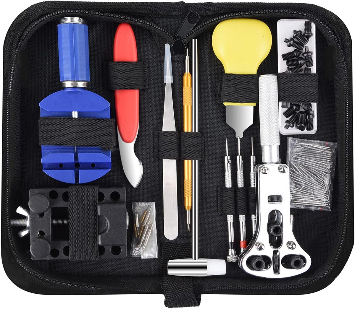 Complete Horlogemaker Gereedschap Set - 147 Delig Horlogereparatie Kit