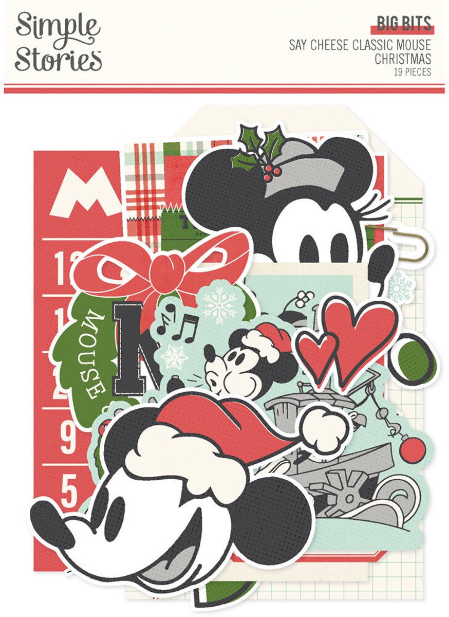 Simple Stories - Say Cheese Classic Mouse Christmas Big Bits & Pieces (25210)