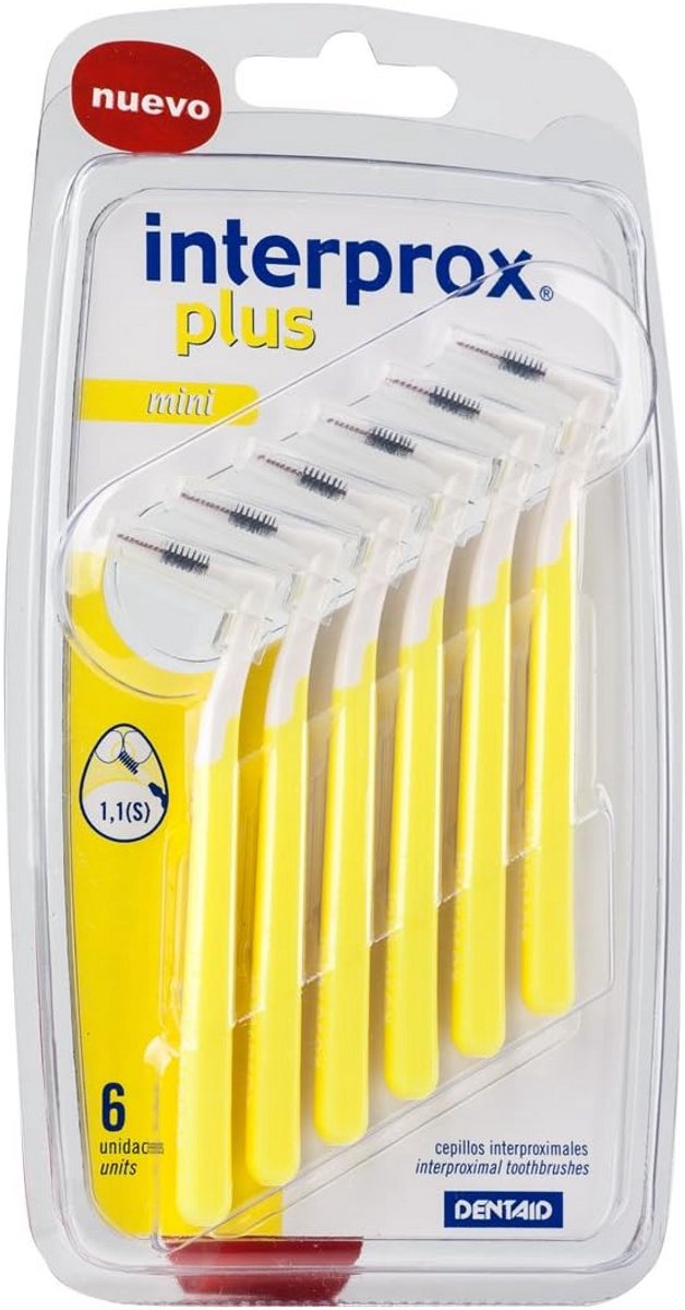 Tussenpoetsborstelset met 6 Mini Brush borstels voor optimale mondhygiëne
