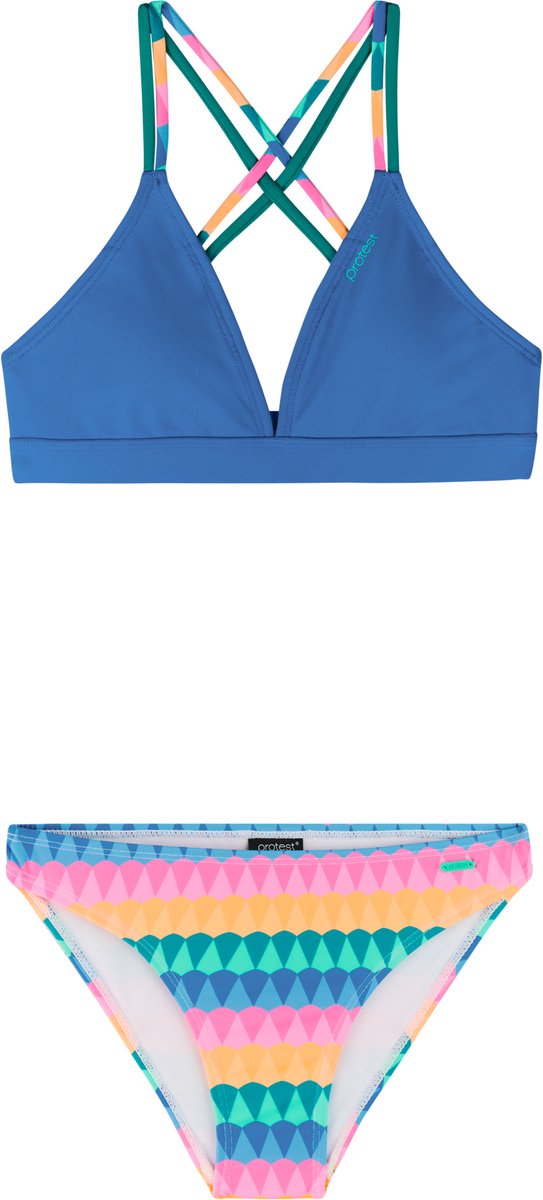 Protest PRTAmia JR Bikini set Meisjes Normale pasvorm Uitneembare vulling Blauw