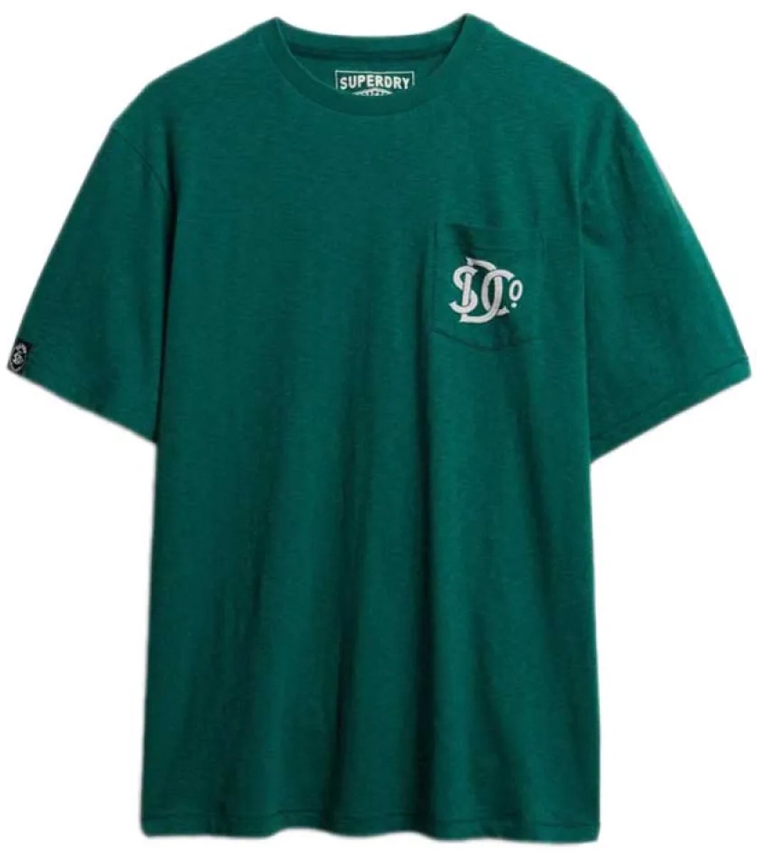 Superdry T-shirt Merchant Graphic Tee M1012288a Pine Mannen Groen