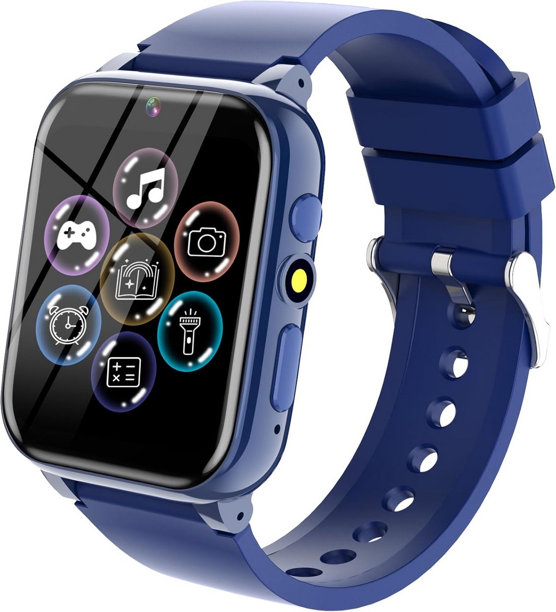Kinder Smartwatch voor Jongens en Meisjes met 26 Spelletjes, Camera en HD Touchscreen
