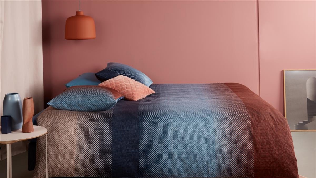 Beddinghouse Duco Dekbedovertrek - Lits-jumeaux - 240x200/220 cm - Blauw