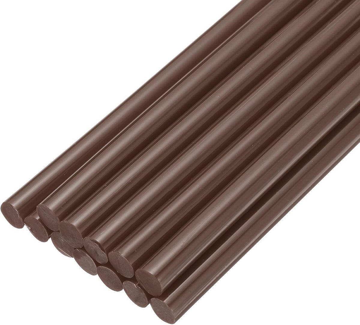 Mini lijmsticks voor lijmpistool bruin 12 stuks