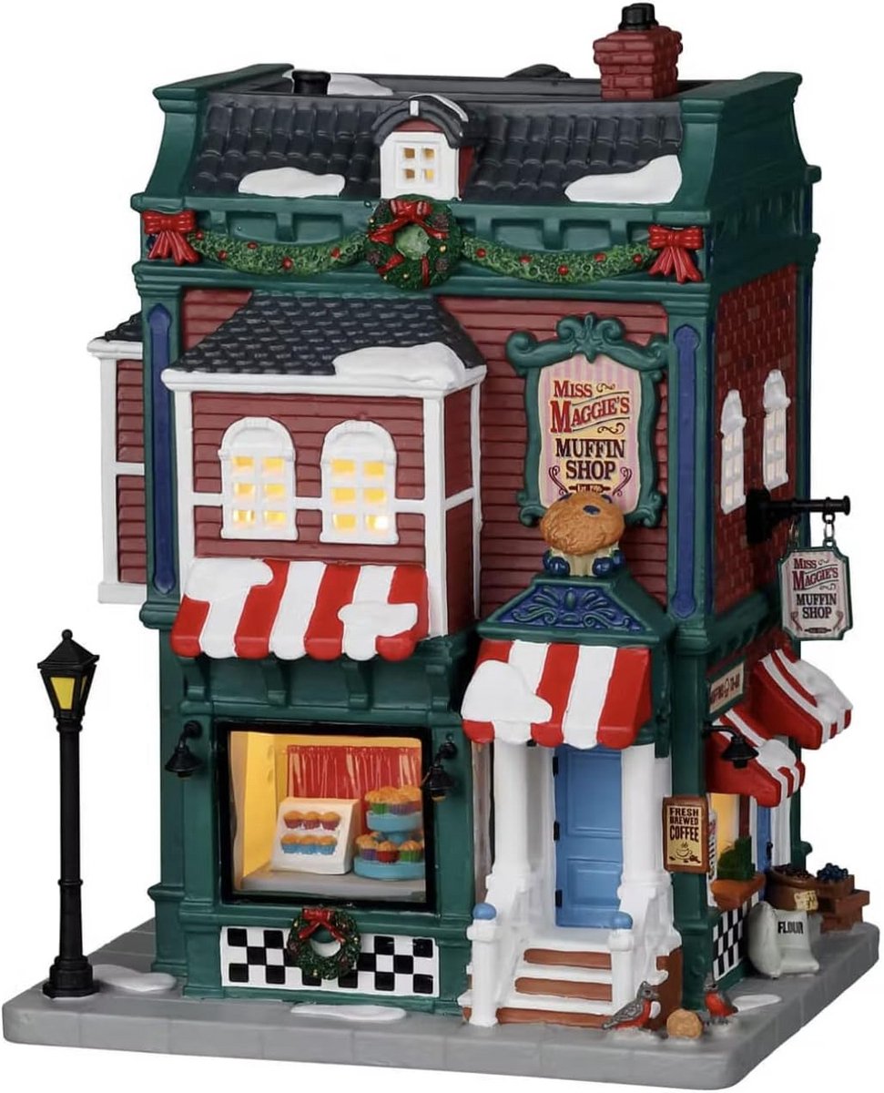 Lemax Miss Maggie's Muffin Shop - Bakkerij Decoratie voor binnen