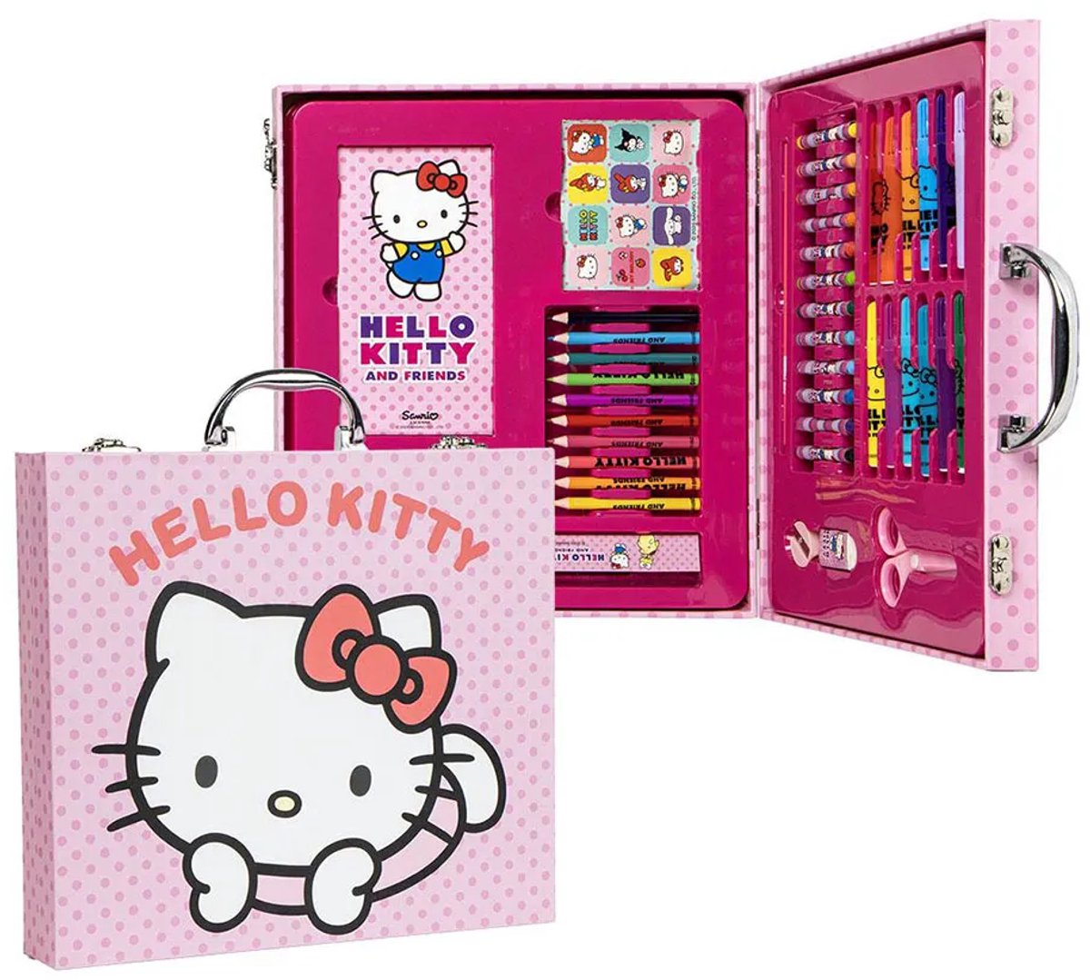 Cerda Hello Kitty Maletín Kleurset Roze