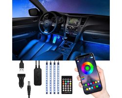 Auto Interieur Verlichting - Led Strip Auto – 1M
