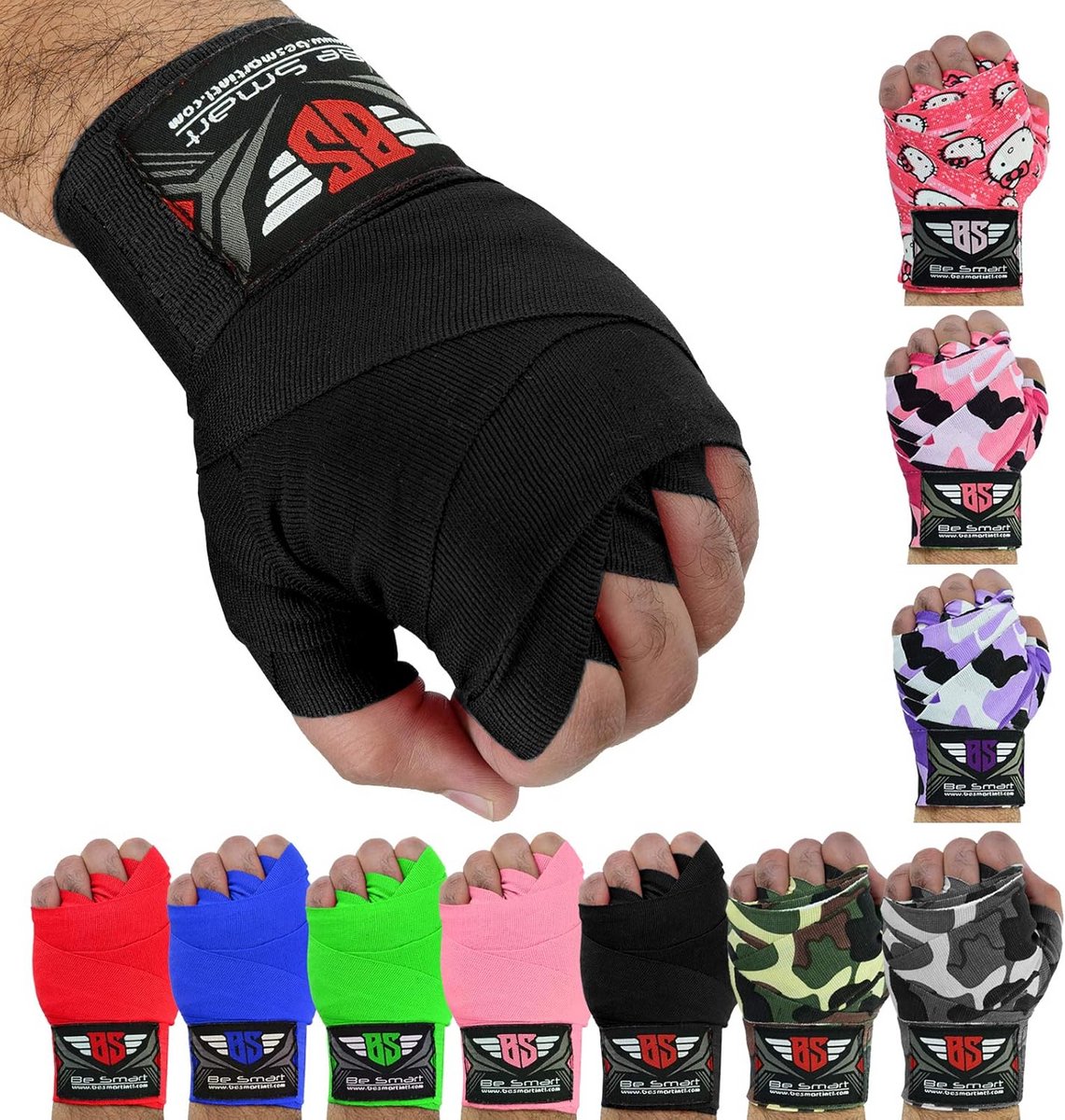 Professionele Bokshandschoen Bandages 4.5m - Handwikkels voor Boksen, MMA & Muay Thai Training