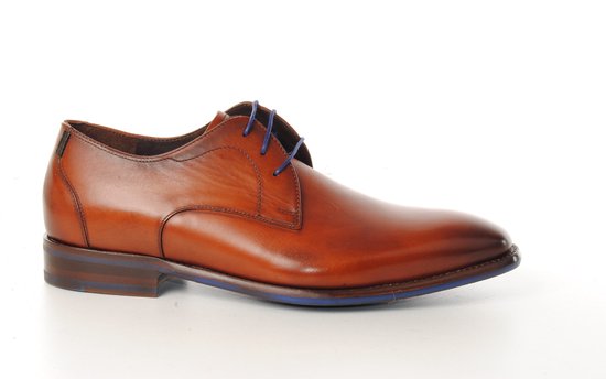 Floris van Bommel chaussure à lacets pour homme De Netter cuir naturel