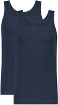 Ten Cate Basics singlet navy 2-pack voor Heren | Maat M