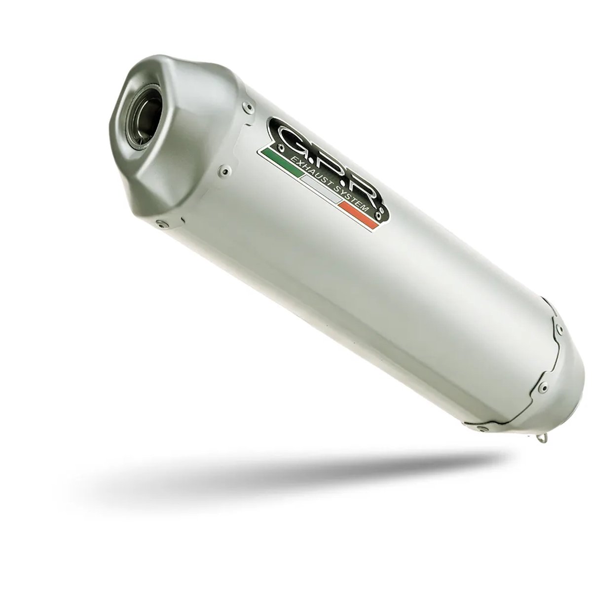 Gpr Exhaust Systems Honda Nx500 2024-2025 E5 Gehomologeerde Demper Met Verbindingsbuis Zilver Homologated
