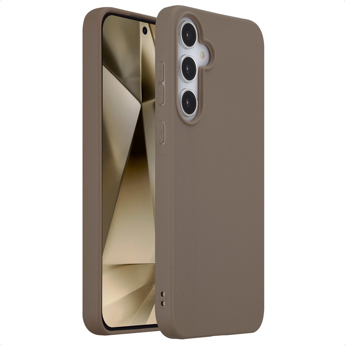 imoshion Hoesje - Geschikt voor Samsung Galaxy A55 (5G) - Color Backcover - Bruin